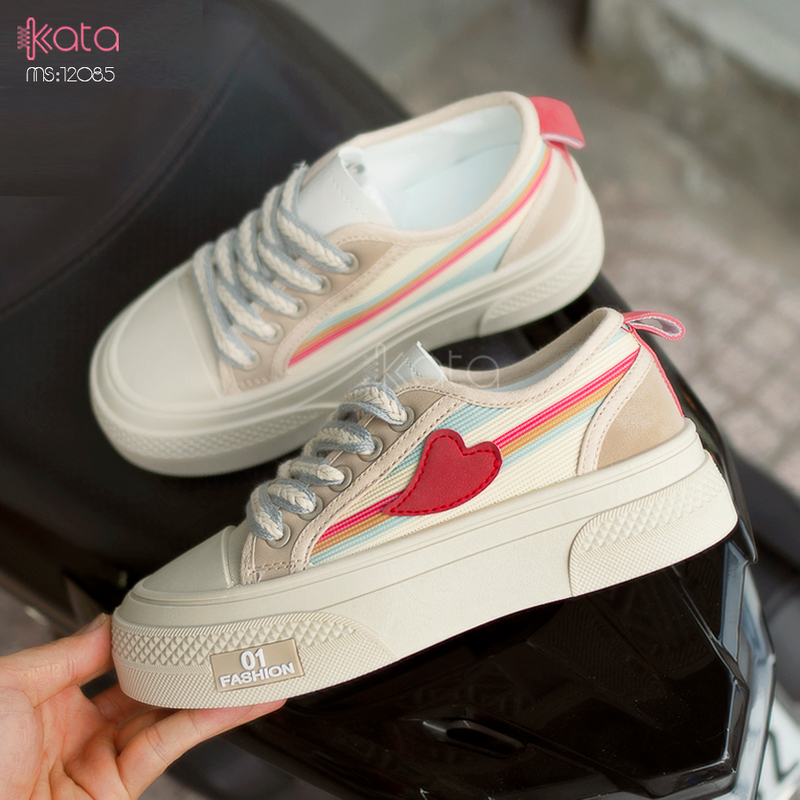 Giày vải nữ thoáng khí mùa hè giày thể thao sinh viên thể dục dạo phố 12084