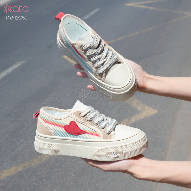 Giày vải nữ thoáng khí mùa hè giày thể thao sinh viên thể dục dạo phố 12084