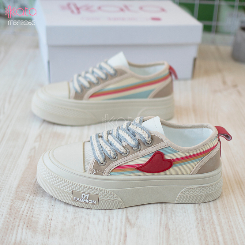 Giày vải nữ thoáng khí mùa hè giày thể thao sinh viên thể dục dạo phố 12084