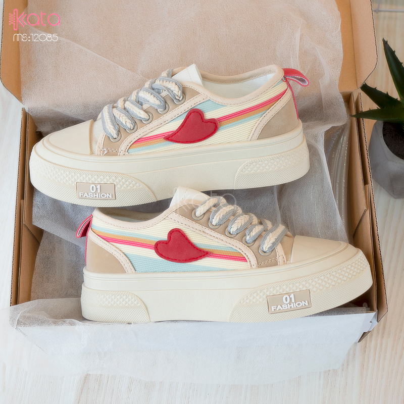 Giày vải nữ thoáng khí mùa hè giày thể thao sinh viên thể dục dạo phố 12084