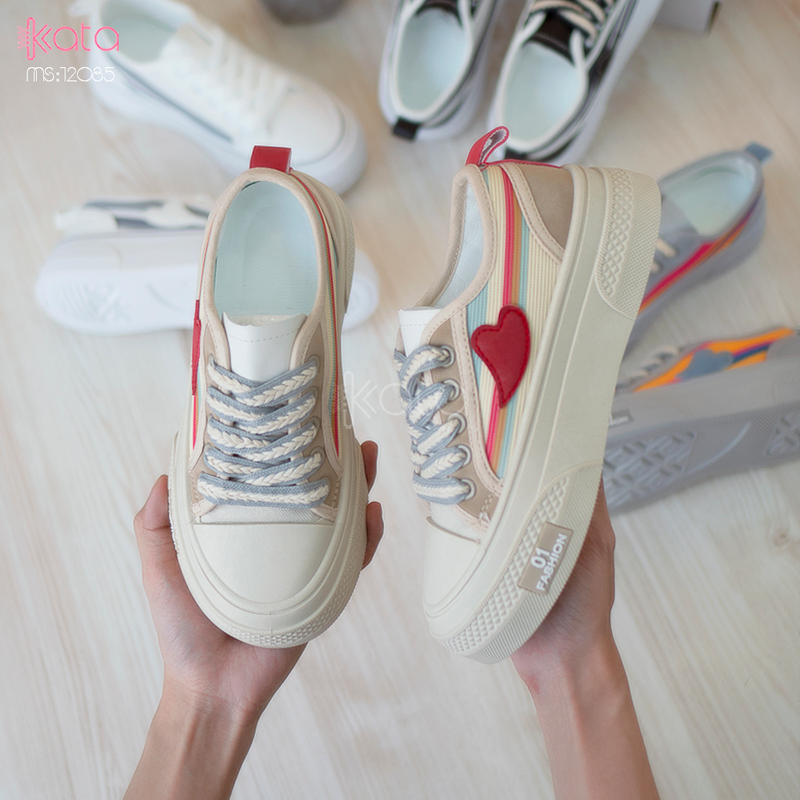 Giày vải nữ thoáng khí mùa hè giày thể thao sinh viên thể dục dạo phố 12084