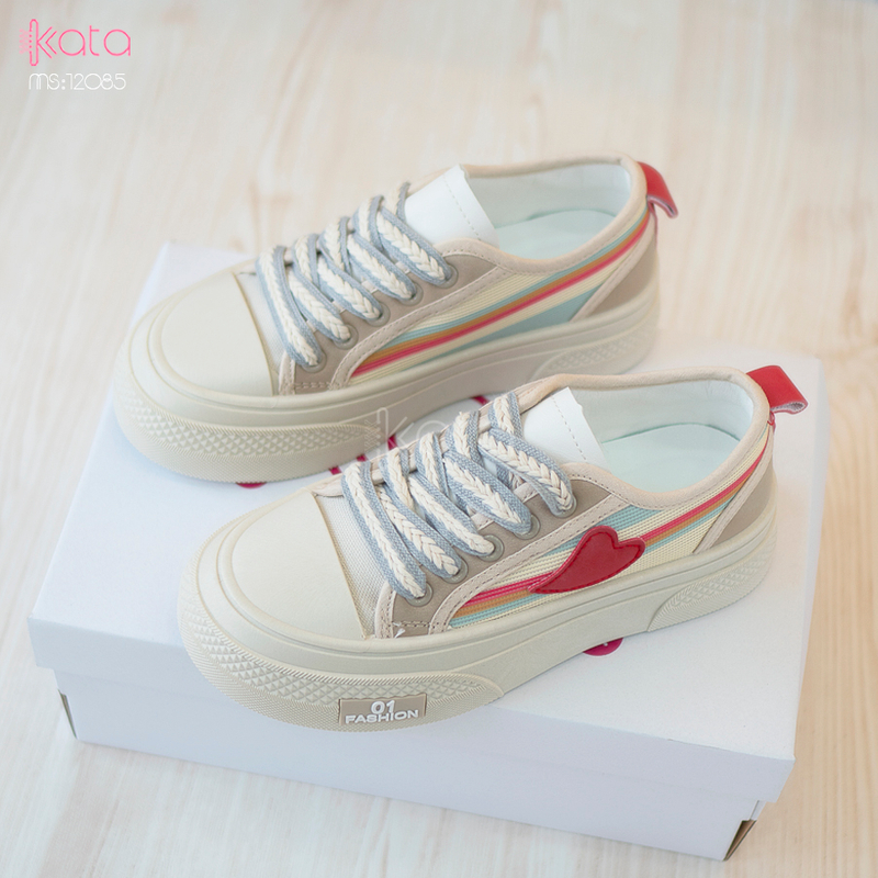 Giày vải nữ thoáng khí mùa hè giày thể thao sinh viên thể dục dạo phố 12084