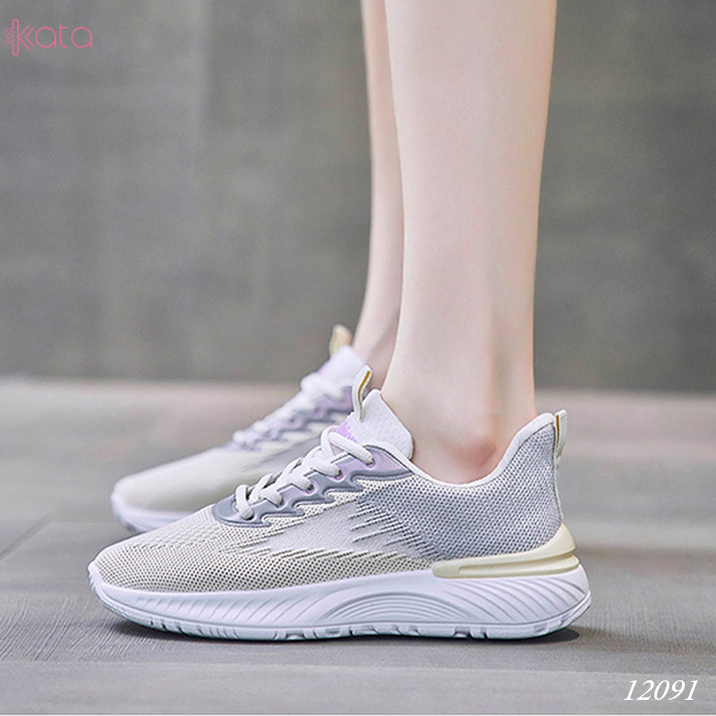 Giày nữ vải dệt thoáng khí mùa hè giày thể thao sinh viên thể dục dạo phố 12093