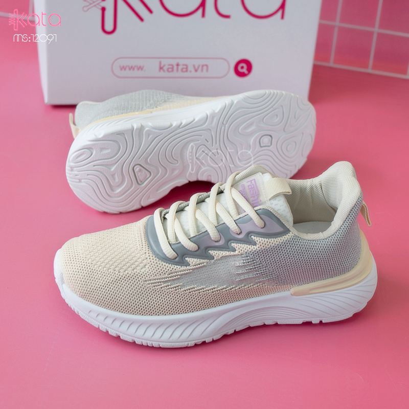 Giày nữ vải dệt thoáng khí mùa hè giày thể thao sinh viên thể dục dạo phố 12093