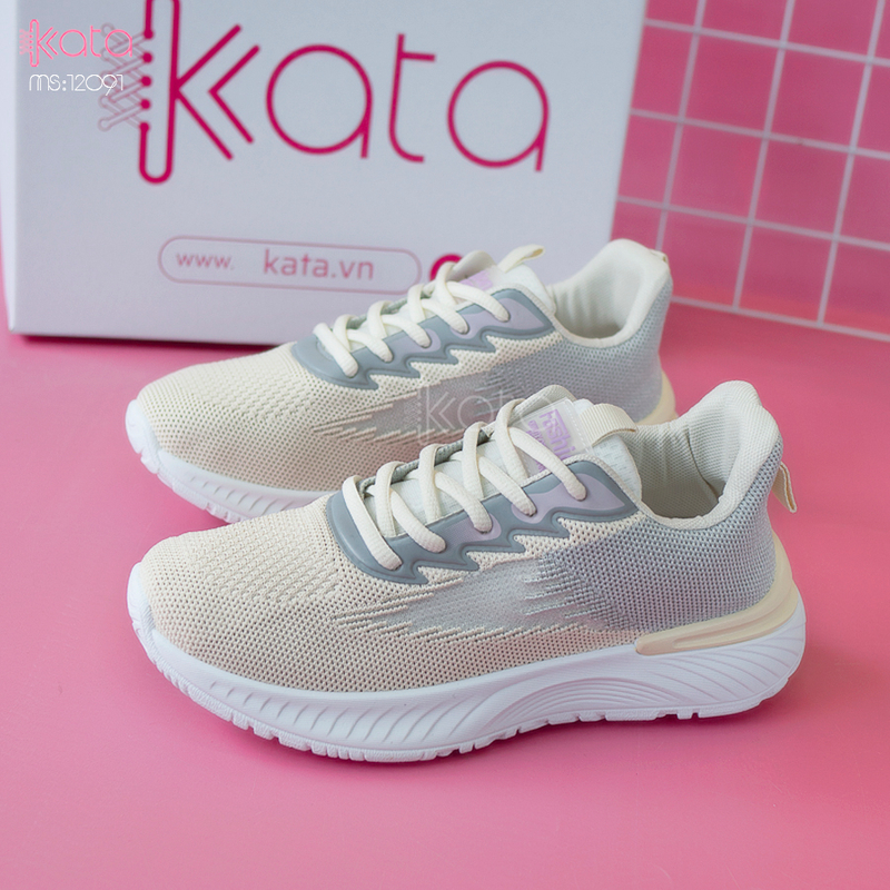 Giày nữ vải dệt thoáng khí mùa hè giày thể thao sinh viên thể dục dạo phố 12093