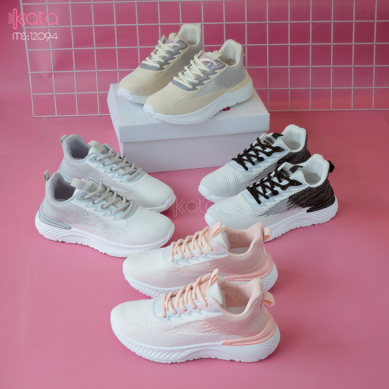 Giày nữ vải dệt thoáng khí mùa hè giày thể thao sinh viên thể dục dạo phố 12093