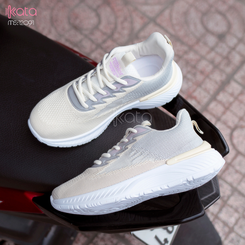 Giày nữ vải dệt thoáng khí mùa hè giày thể thao sinh viên thể dục dạo phố 12093