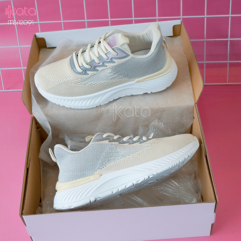 Giày nữ vải dệt thoáng khí mùa hè giày thể thao sinh viên thể dục dạo phố 12093