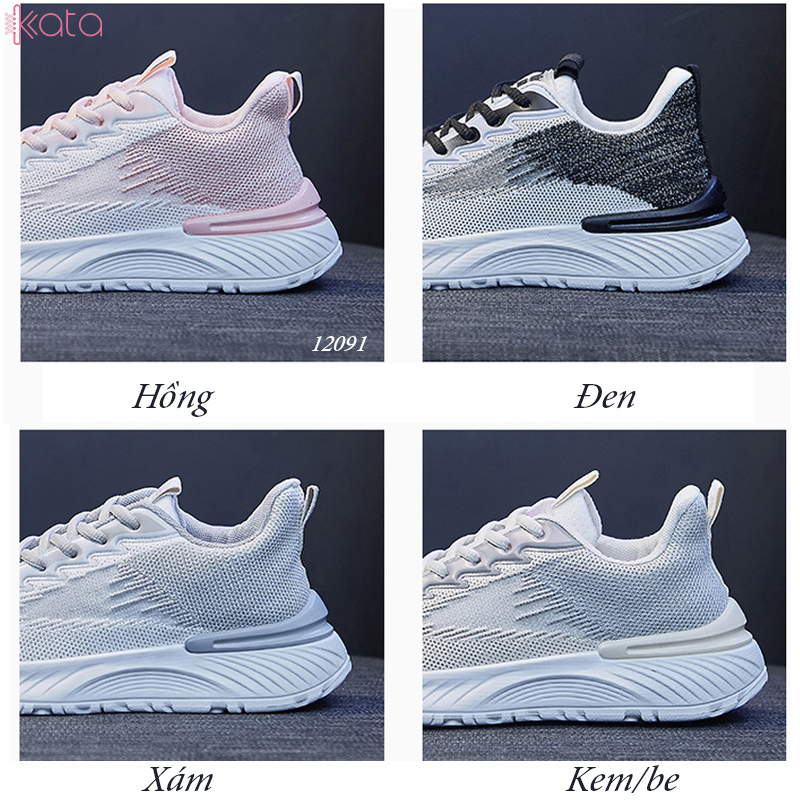 Giày nữ vải dệt thoáng khí mùa hè giày thể thao sinh viên thể dục dạo phố 12093