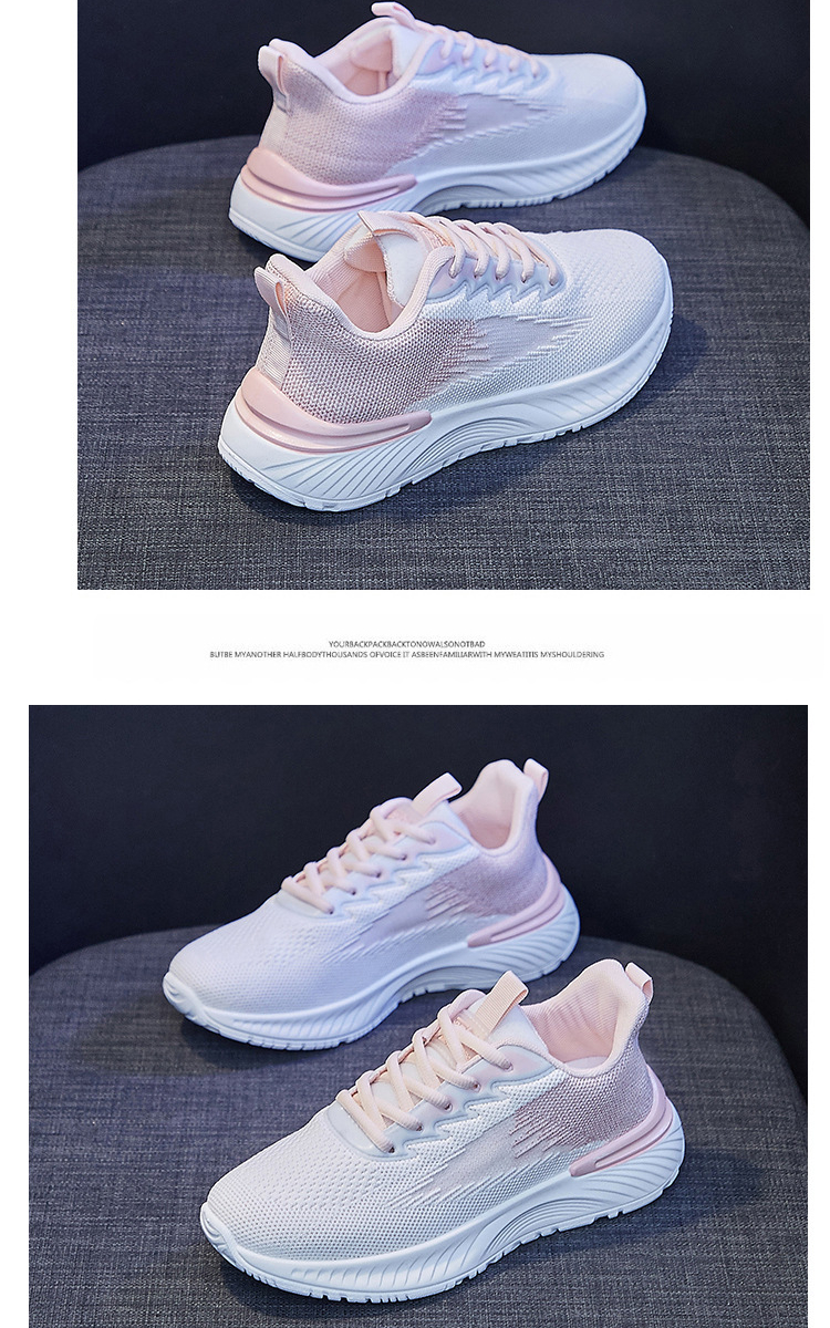 Giày nữ vải dệt thoáng khí mùa hè giày thể thao sinh viên thể dục dạo phố 12093