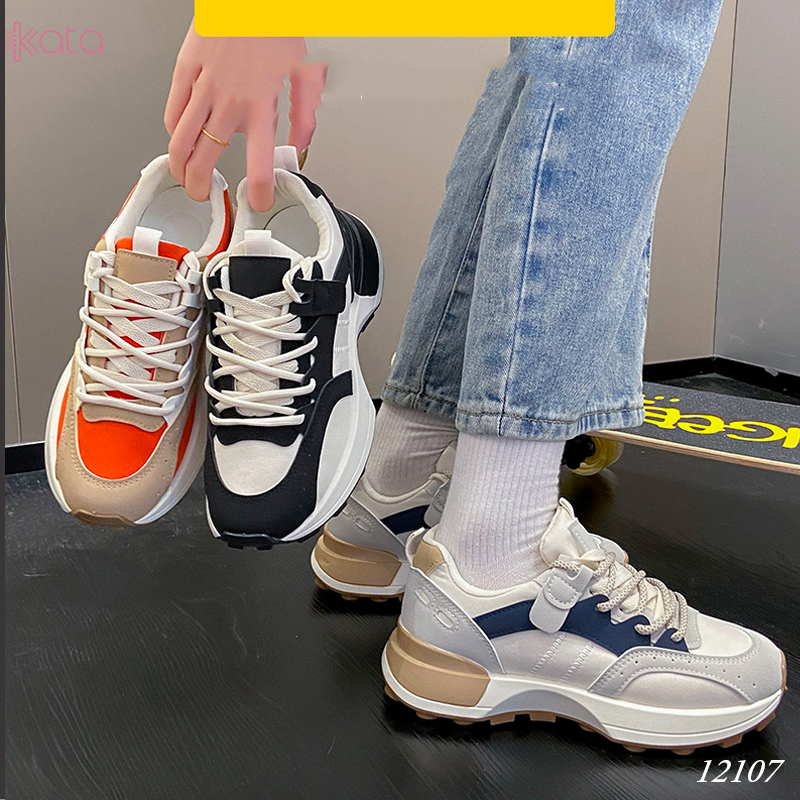 Giày thể thao nữ, giày chạy bộ,dạo phố sinh viên phong cách Hàn Quốc 12107