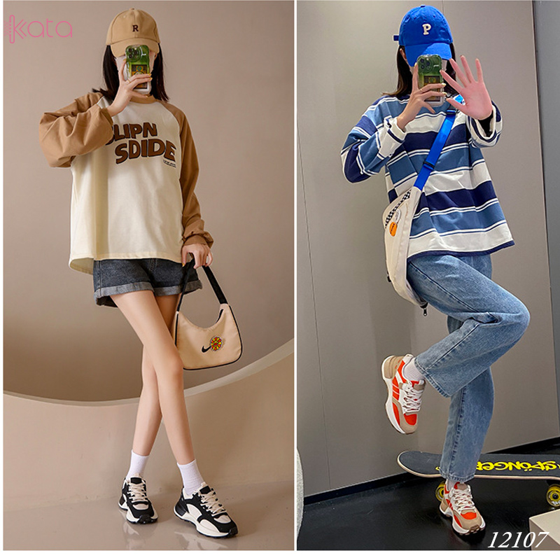 Giày thể thao nữ, giày chạy bộ,dạo phố sinh viên phong cách Hàn Quốc 12107