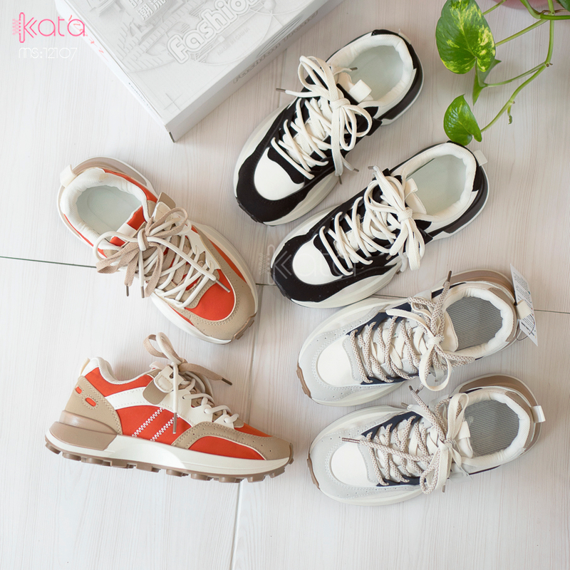 Giày thể thao nữ, giày chạy bộ,dạo phố sinh viên phong cách Hàn Quốc 12107