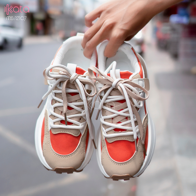 Giày thể thao nữ, giày chạy bộ,dạo phố sinh viên phong cách Hàn Quốc 12107