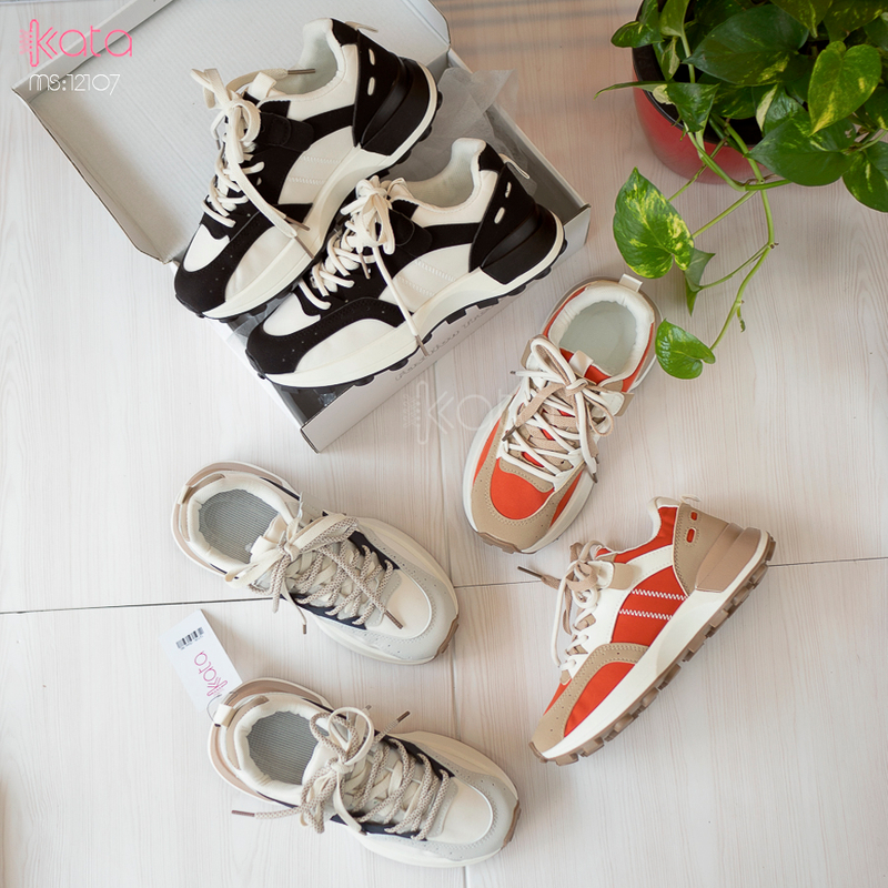 Giày thể thao nữ, giày chạy bộ,dạo phố sinh viên phong cách Hàn Quốc 12107