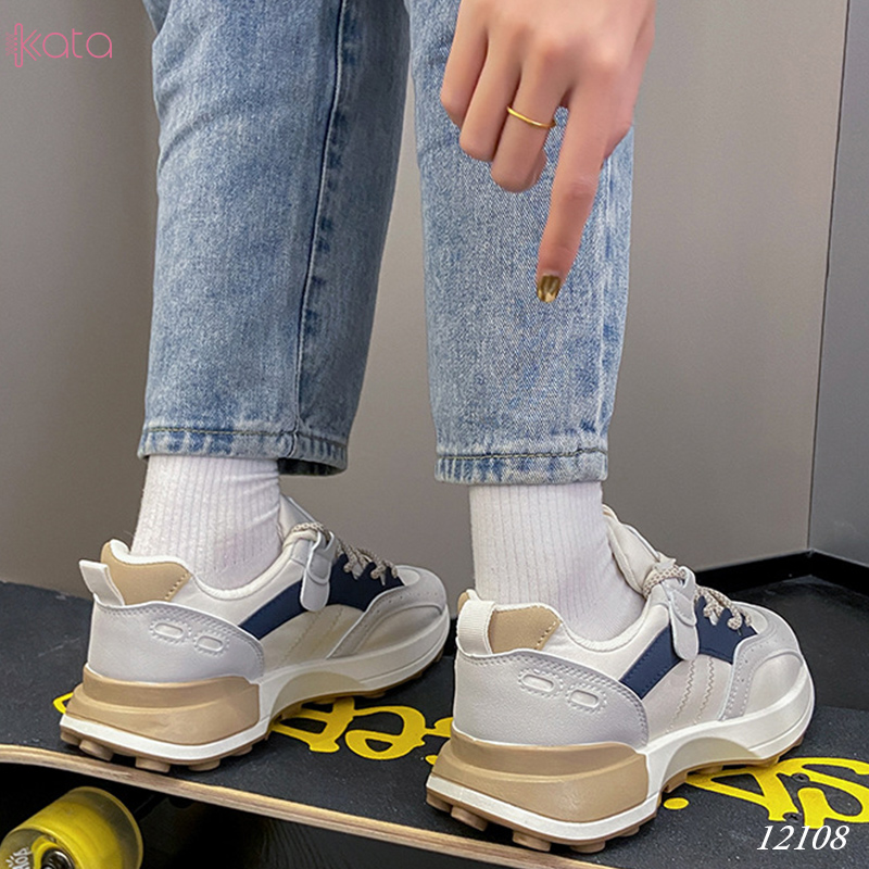 Giày thể thao nữ, giày chạy bộ,dạo phố sinh viên phong cách Hàn Quốc 12107