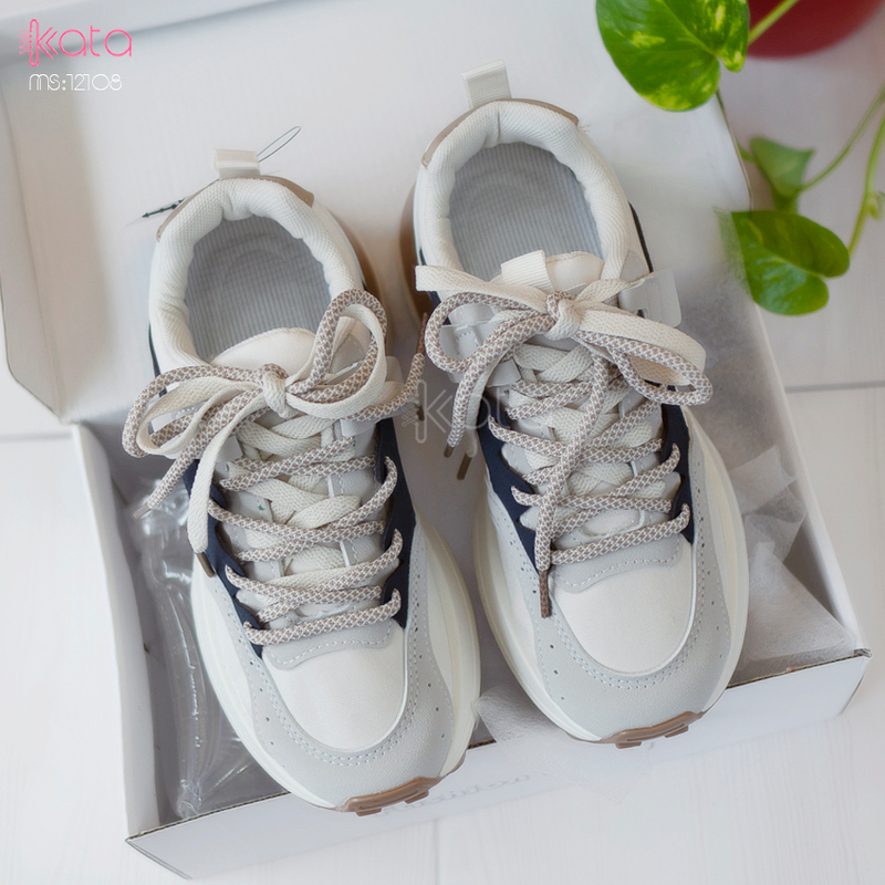 Giày thể thao nữ, giày chạy bộ,dạo phố sinh viên phong cách Hàn Quốc 12107