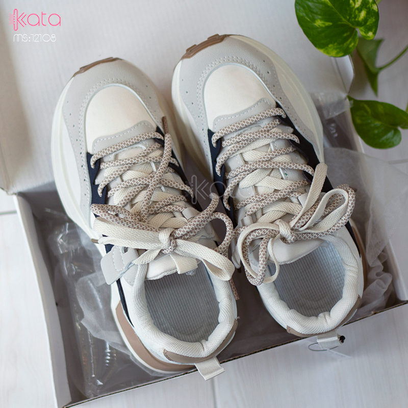 Giày thể thao nữ, giày chạy bộ,dạo phố sinh viên phong cách Hàn Quốc 12107