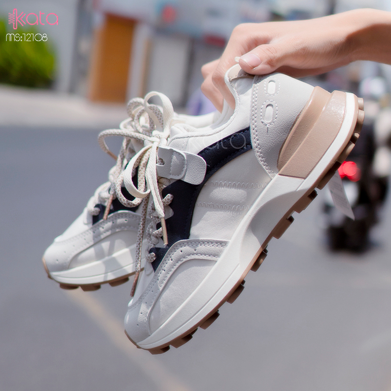 Giày thể thao nữ, giày chạy bộ,dạo phố sinh viên phong cách Hàn Quốc 12107
