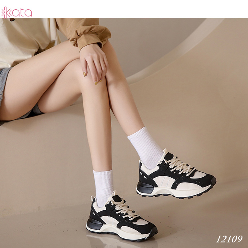 Giày thể thao nữ, giày chạy bộ,dạo phố sinh viên phong cách Hàn Quốc 12107