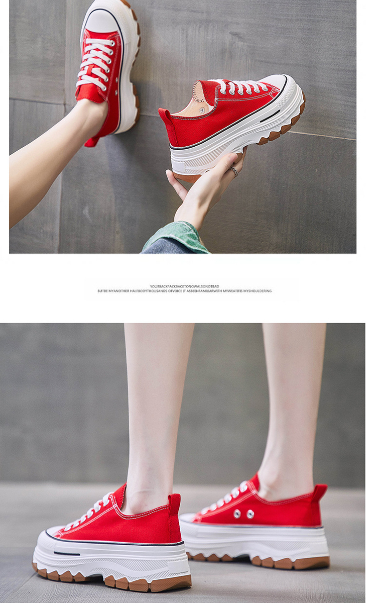 Giày vải khóa dán nữ, giày dạo phố sinh viên phong cách Hàn Quốc 12123