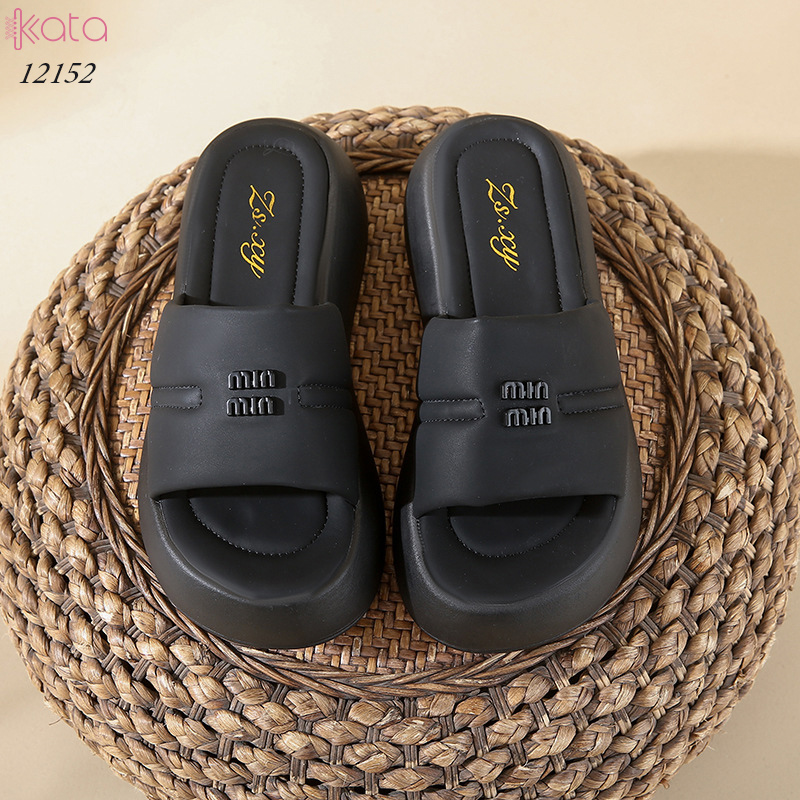 Dép cao đế dày nữ 12152