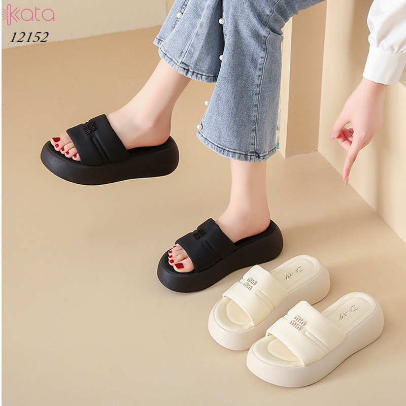 Dép cao đế dày nữ 12152
