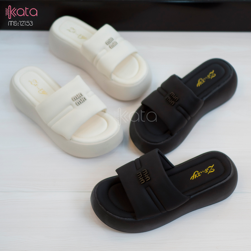 Dép cao đế dày nữ 12152