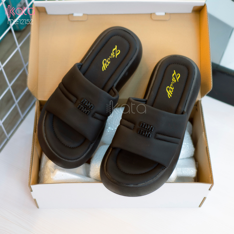 Dép cao đế dày nữ 12152