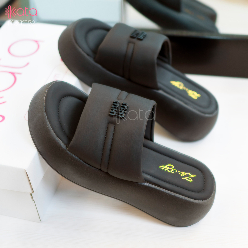 Dép cao đế dày nữ 12152