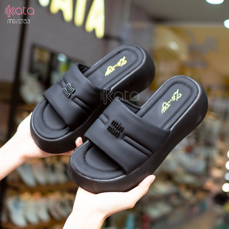 Dép cao đế dày nữ 12152