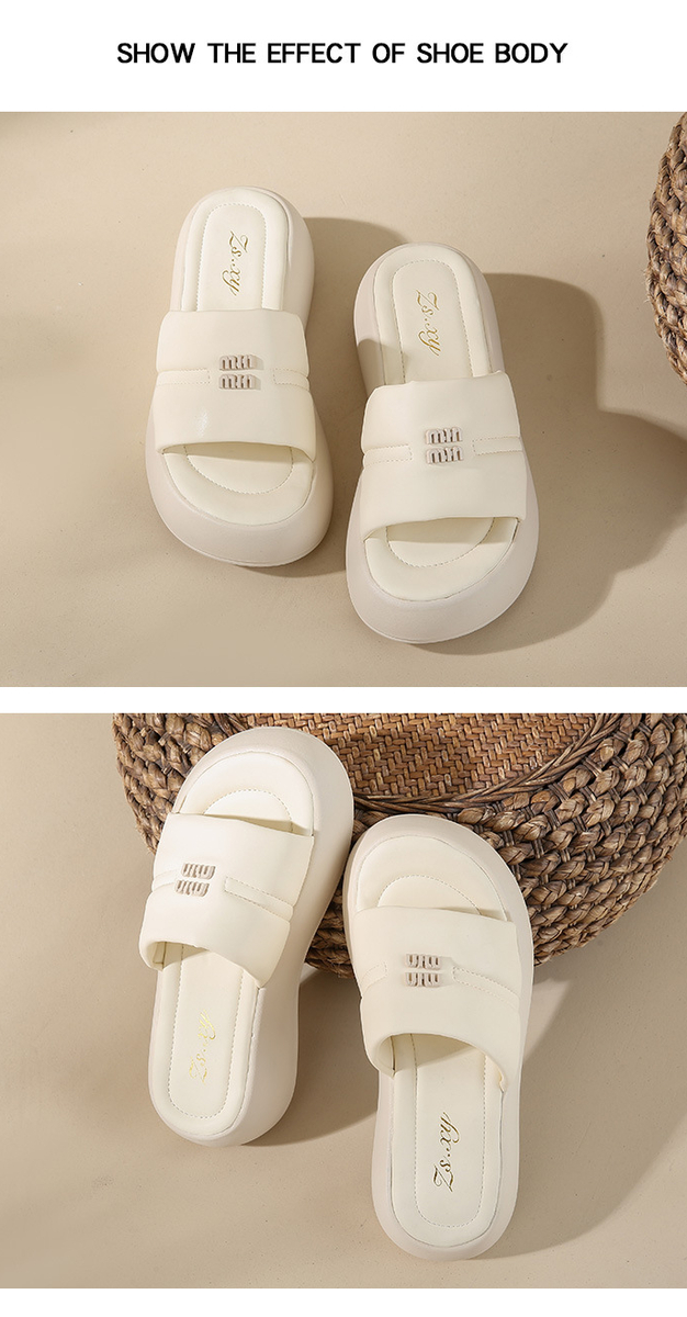 Dép cao đế dày nữ 12152