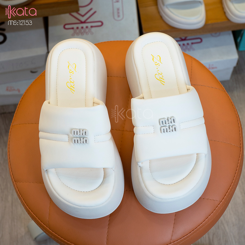 Dép cao đế dày nữ 12152