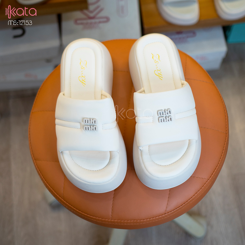 Dép cao đế dày nữ 12152