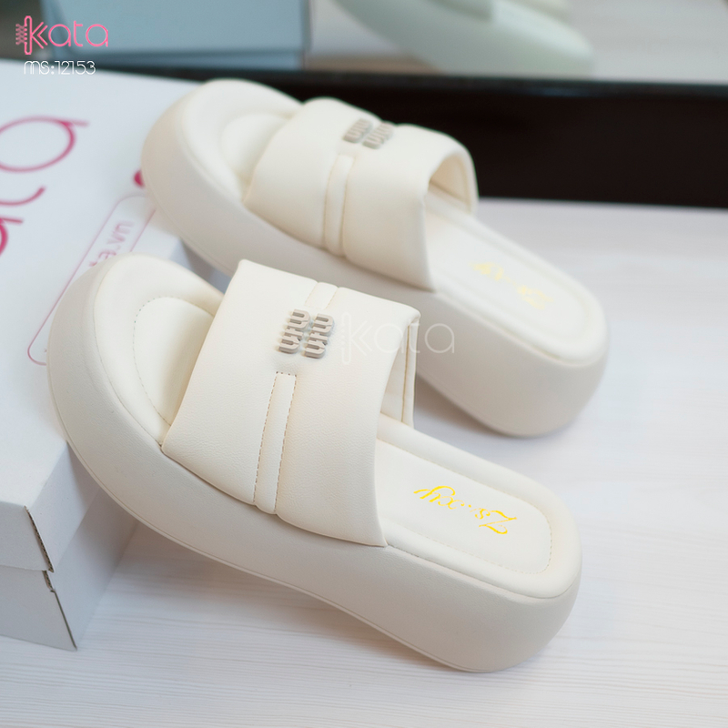 Dép cao đế dày nữ 12152