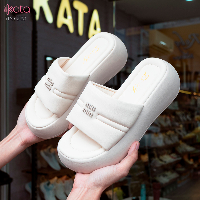 Dép cao đế dày nữ 12152