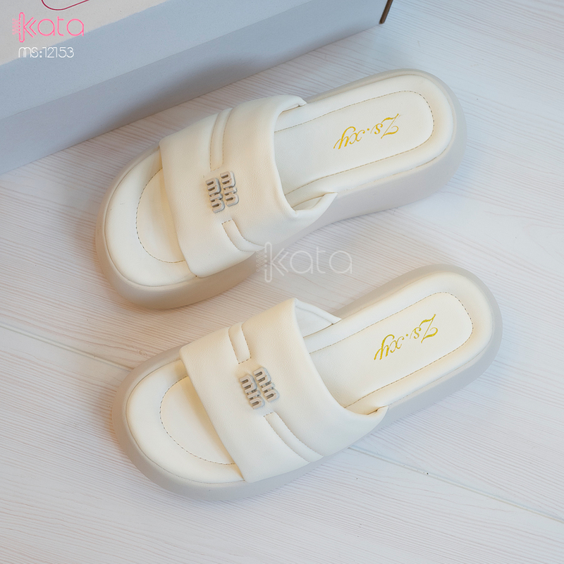 Dép cao đế dày nữ 12152