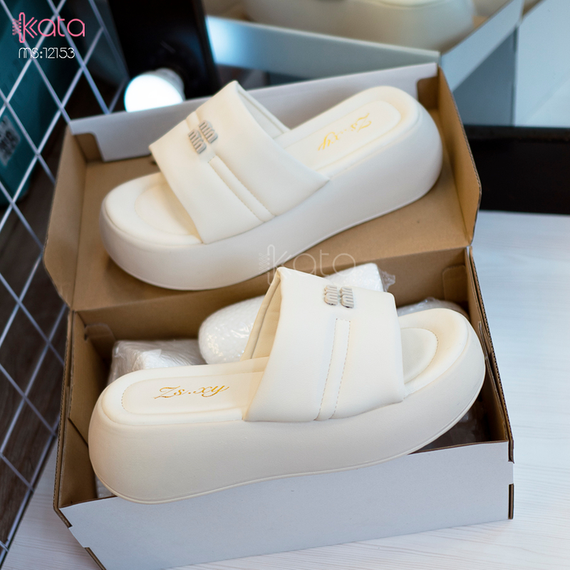 Dép cao đế dày nữ 12152