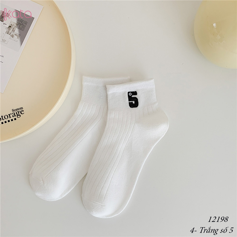 Tất vớ ống ngắn ,tất cotton mỏng mát mùa hè thoáng khí thấm mồ hôi 12198