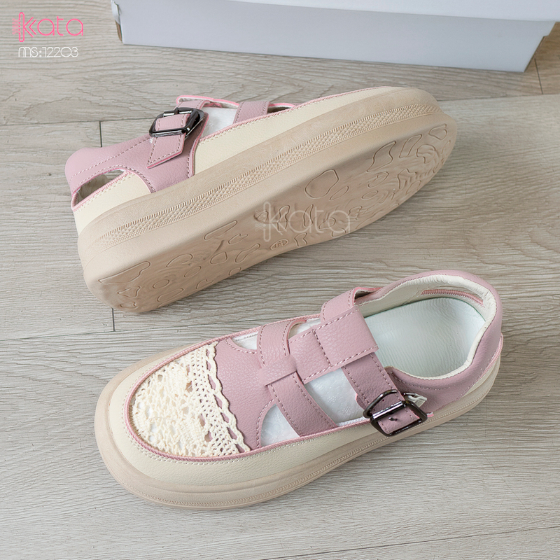 Giày sandal nữ , giày tăng chiều cao thoáng khí dạo phố 12205