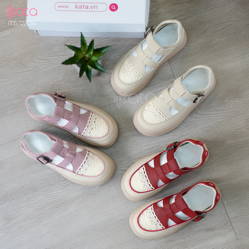Giày sandal nữ , giày tăng chiều cao thoáng khí dạo phố 12205