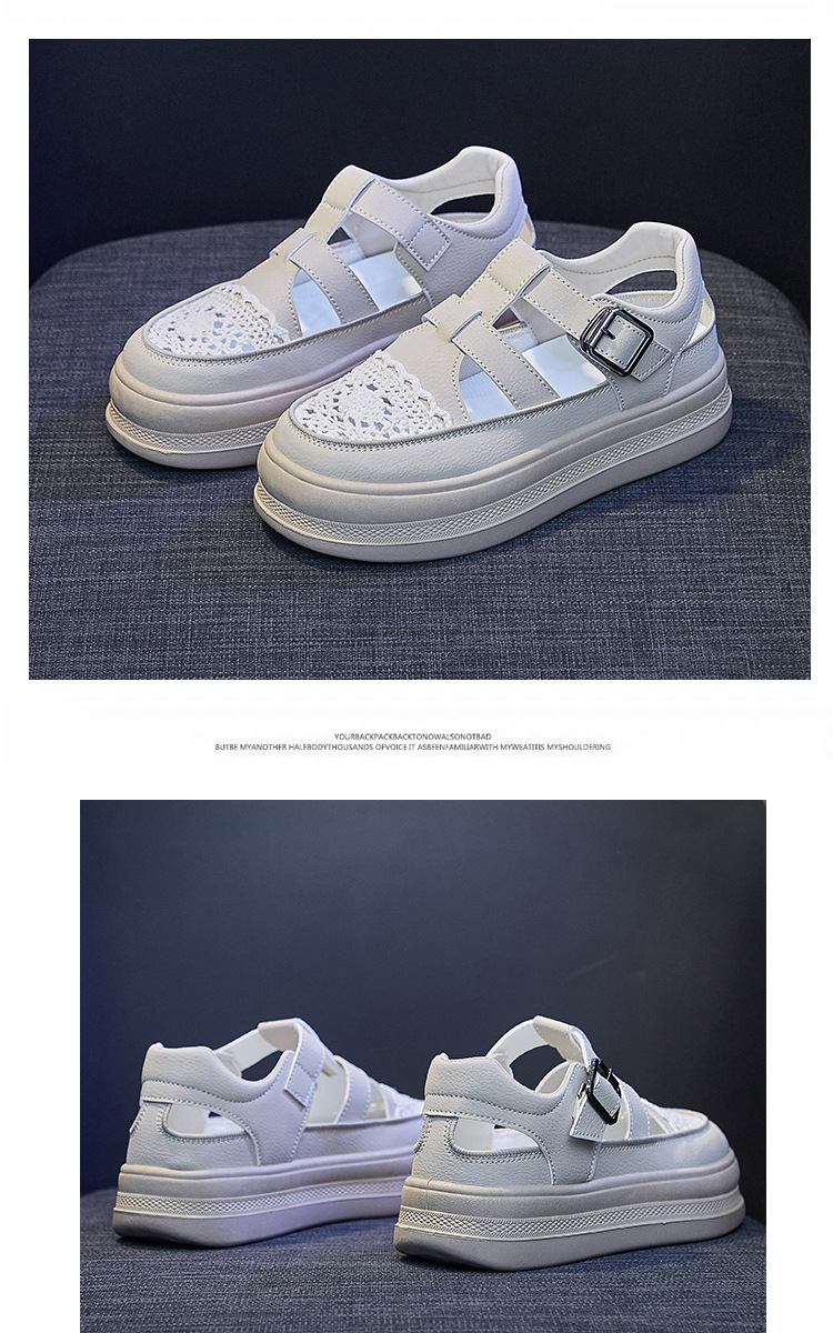 Giày sandal nữ , giày tăng chiều cao thoáng khí dạo phố 12205