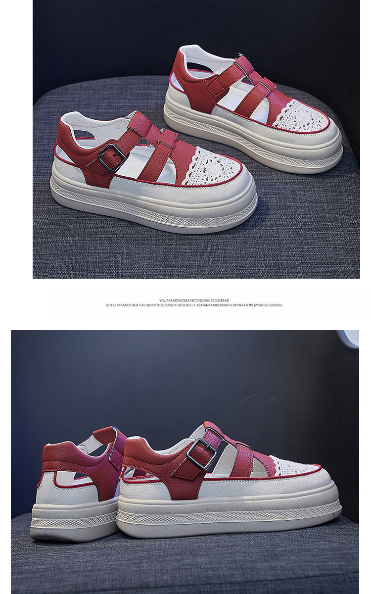 Giày sandal nữ , giày tăng chiều cao thoáng khí dạo phố 12205