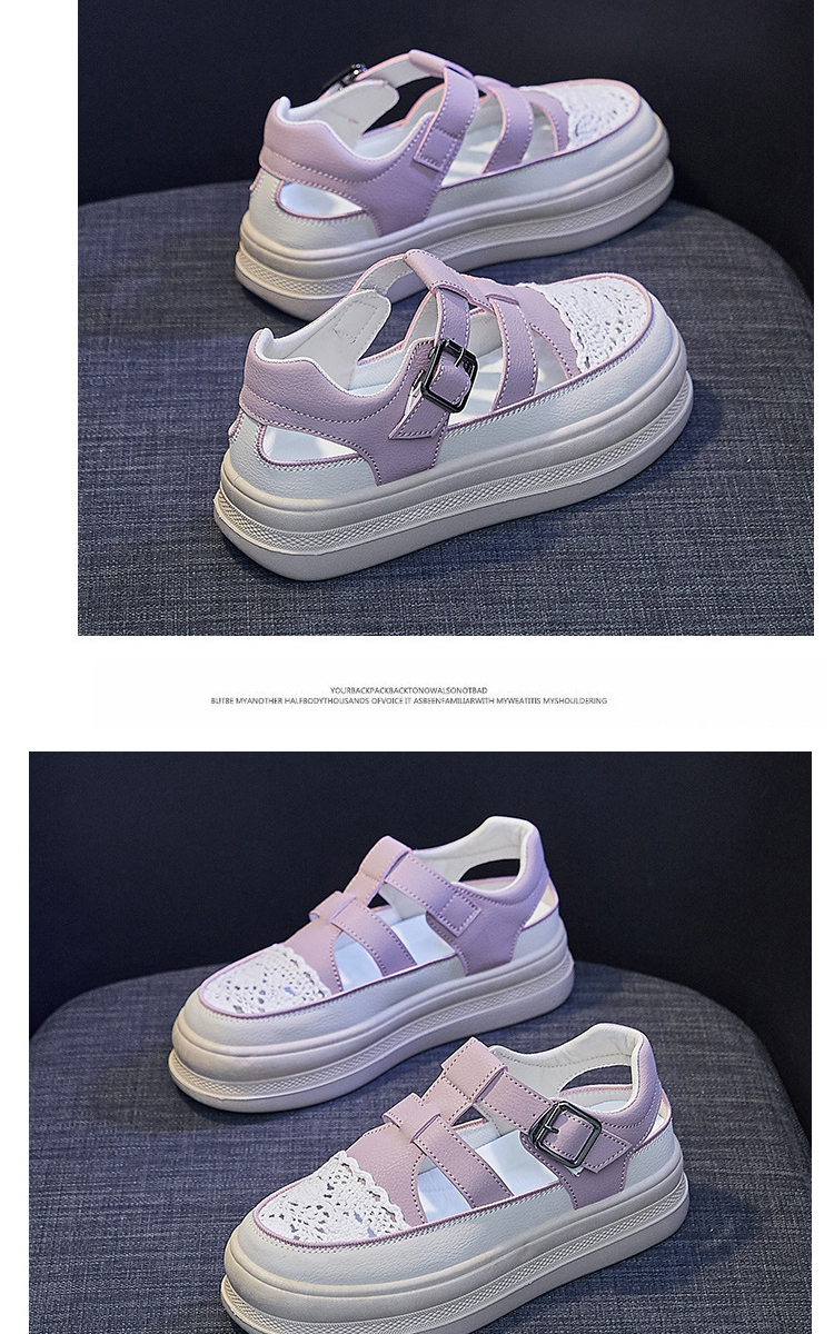 Giày sandal nữ , giày tăng chiều cao thoáng khí dạo phố 12205