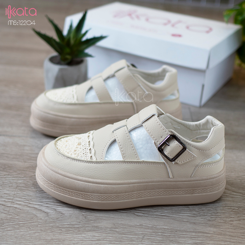 Giày sandal nữ , giày tăng chiều cao thoáng khí dạo phố 12205