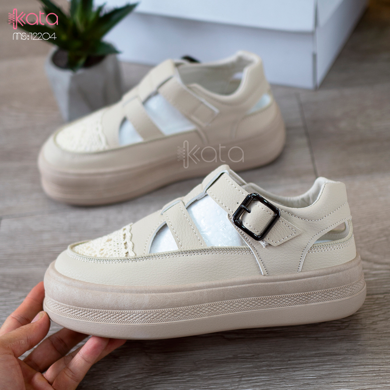 Giày sandal nữ , giày tăng chiều cao thoáng khí dạo phố 12205