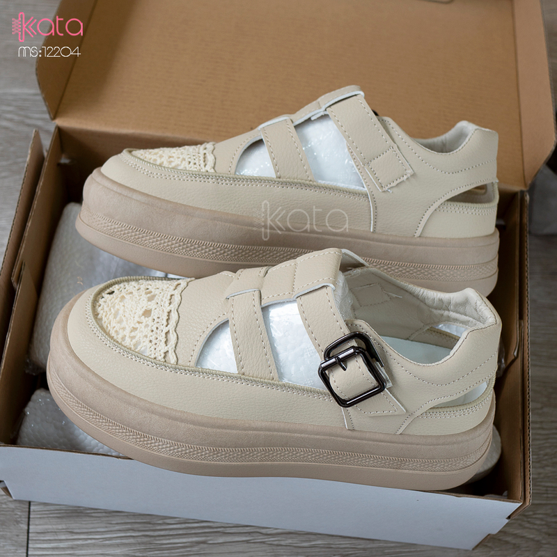 Giày sandal nữ , giày tăng chiều cao thoáng khí dạo phố 12205