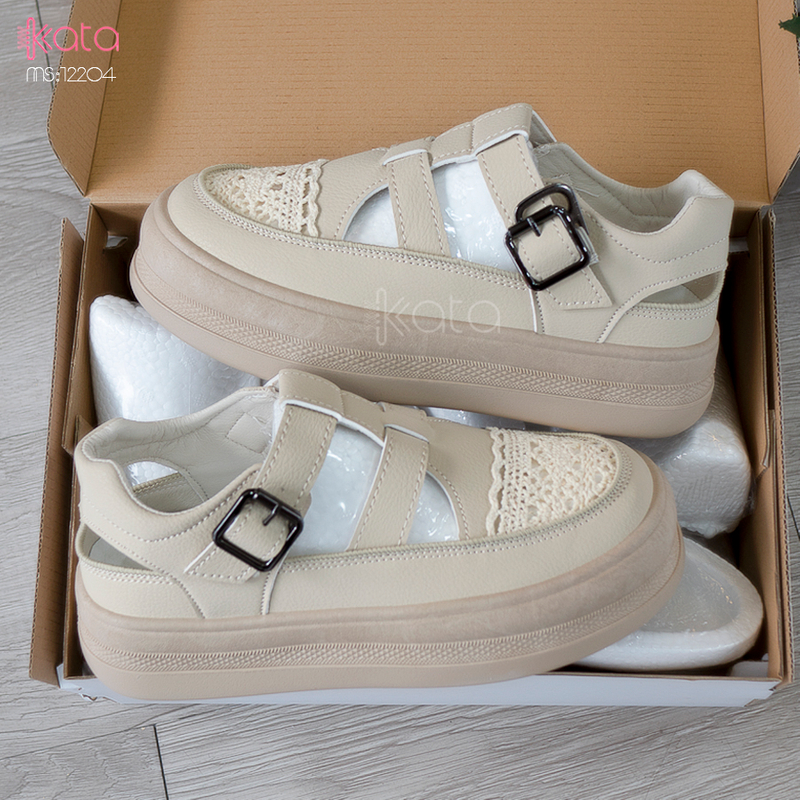 Giày sandal nữ , giày tăng chiều cao thoáng khí dạo phố 12205