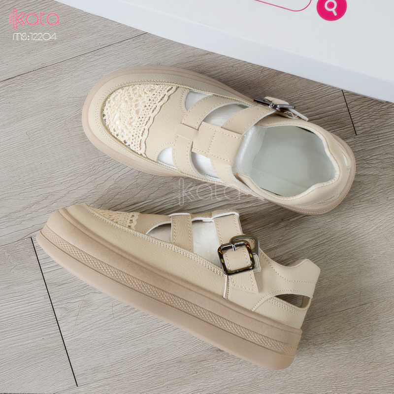 Giày sandal nữ , giày tăng chiều cao thoáng khí dạo phố 12205