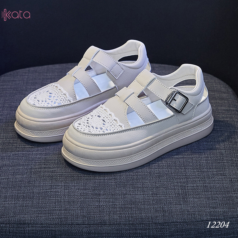 Giày sandal nữ , giày tăng chiều cao thoáng khí dạo phố 12205